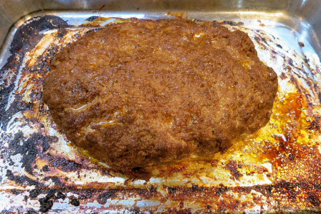 cooked meatloaf