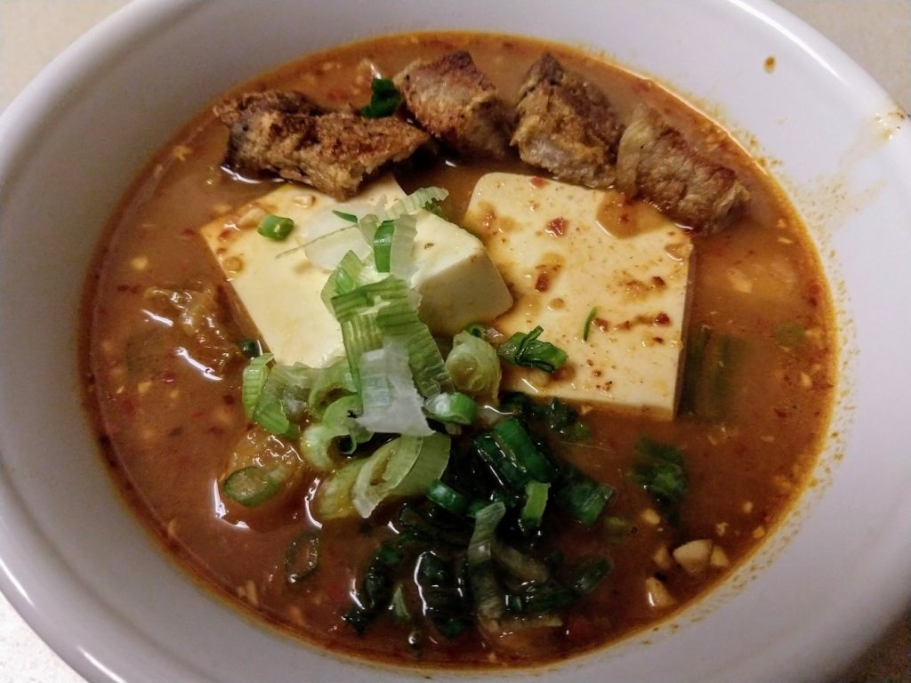 plain kimchi stew