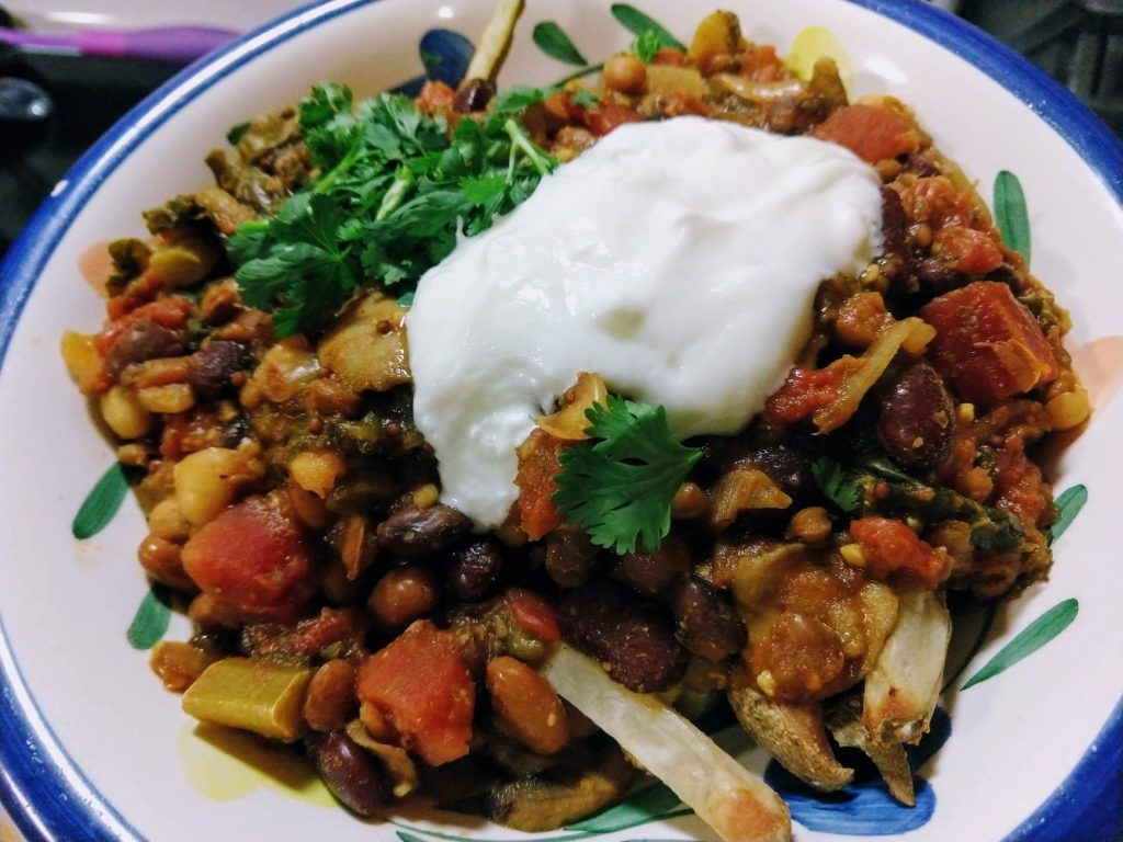 veggie chili cheese fries