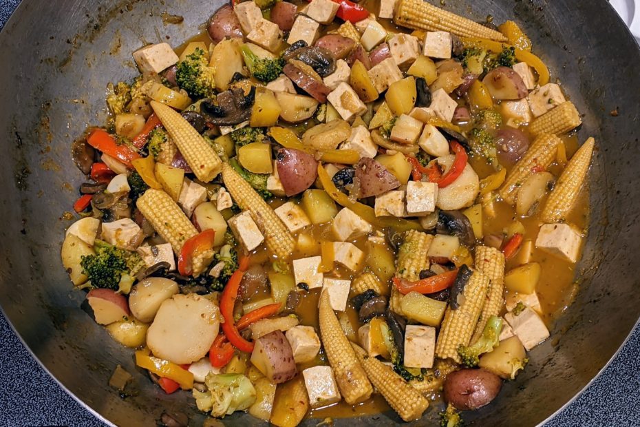 Thai curry with tofu