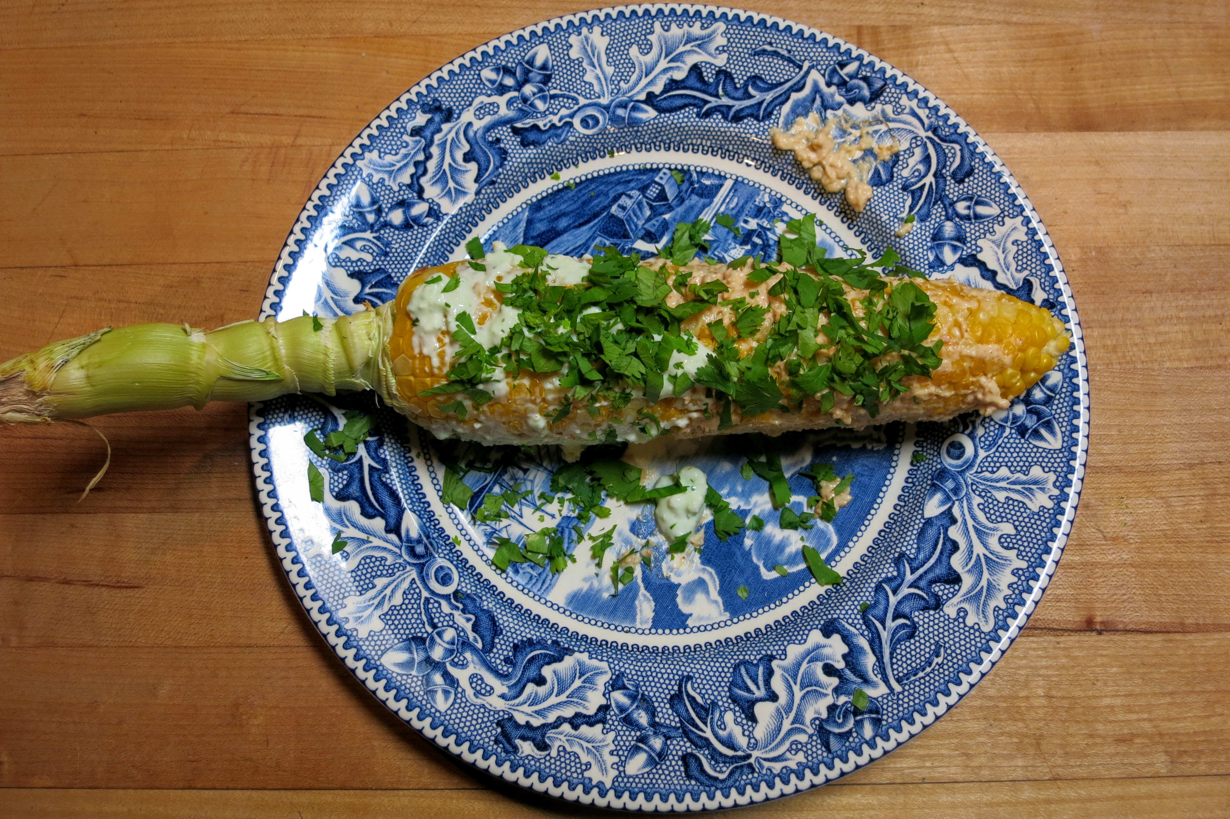 Elotes - Mexican street corn