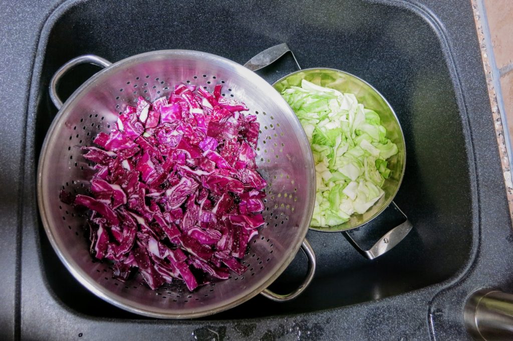 red or green cabbage?