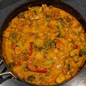 quick curry chicken and vegetables