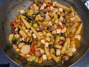 Thai curry with tofu