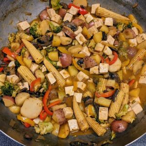 Thai curry with tofu