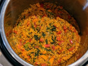 Berbere-Inspired red lentils