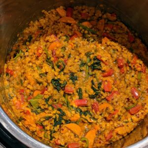 Berbere-Inspired red lentils