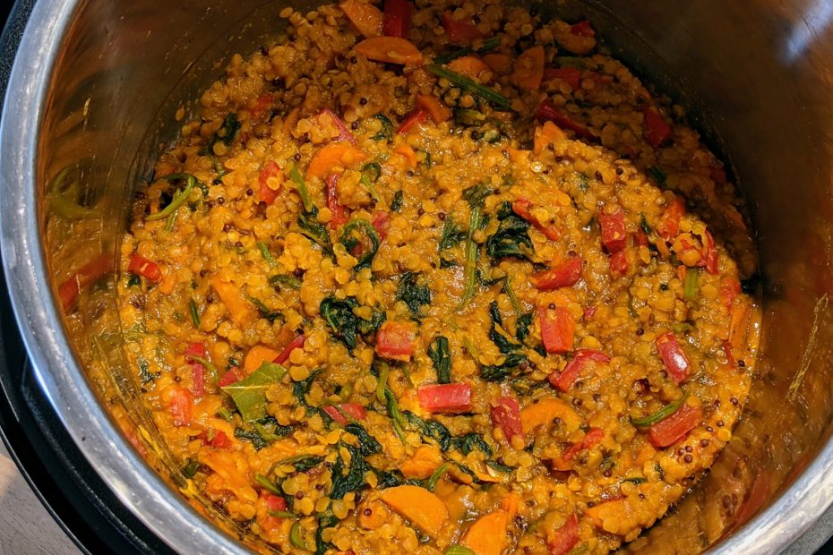 Berbere-Inspired red lentils